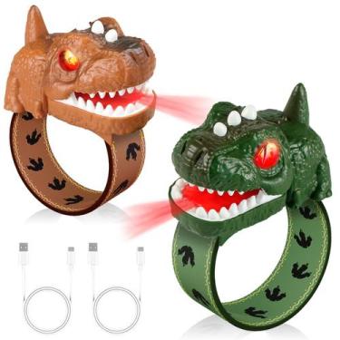 Imagem de Walkie de pulso recarregável com rádio bidirecional cxjoigxi Dinosaur