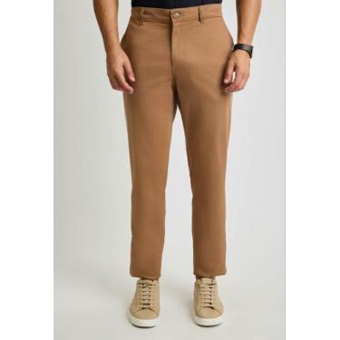 Imagem de Calça Docthos Slim Sarja Lisa SmartCool, 040 areia, 38