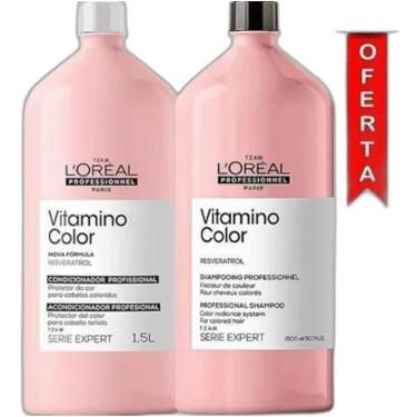 Imagem de Kit Vitamino Color Loreal Shampoo + Condicionador 1500Ml