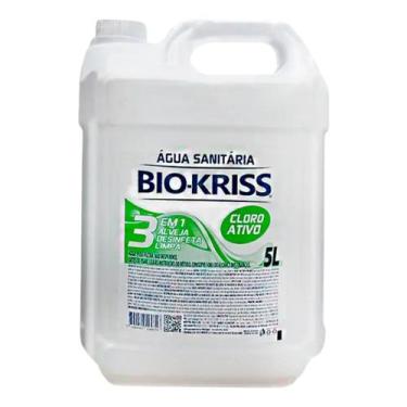 Imagem de Água Sanitária 3 Em 1 Bio-kriss 5 Litros - Biokriss