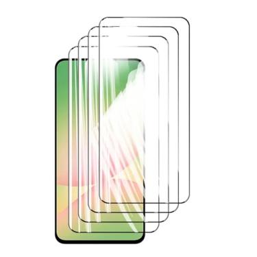 Imagem de 4 protetores de tela para Samsung Galaxy A56 5G, vidro temperado cristal 9H HD, alumínio de alta qualidade, capa antirriscos, compatível com 6,7" (preto)