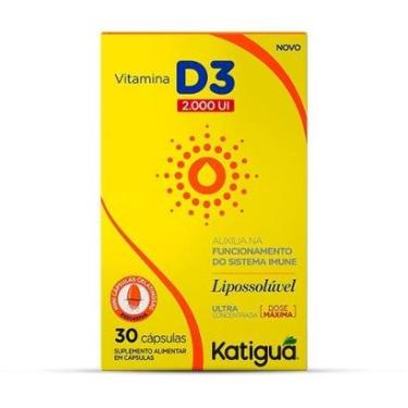 Imagem de Vitamina D3 - 30 Cápsulas - Katiguá-Masculino