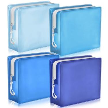 Imagem de Sacos de higiene pessoal de viagem, pacote com 4 aprovados pela Locmeo