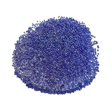 Imagem de Oneabsispong Contas de semente de vidro azul cobalto, redondo de 3 mm, 100 gramas, 99 g, aproximadamente 3.500 unidades 8/0, cor verdadeira nunca desbota, não pintada, fabricação de joias artesanais