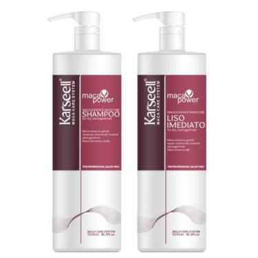 Imagem de Kit Karseell Liso Perfeito  Shampoo 1L Progressiva 1L