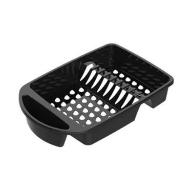 Imagem de Escorredor De Louças Para Pratos Copos E Talheres Preto