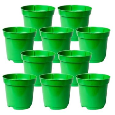 Imagem de Vaso de Planta, Kit Até 50 Mini Vasos Pote 6 Colorido para Plantas E Suculentas 80ml(Verde,20 Unidades)