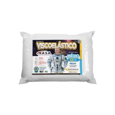 Imagem de Travesseiro Marcbrayn Nasa Viscoelástico Baixo 12 cm - Marcbryan