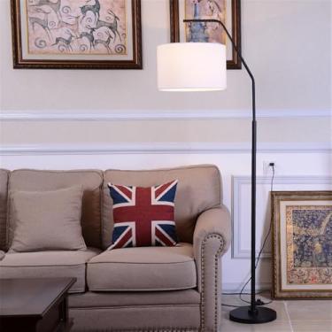 Imagem de Luminária de chão contemporânea de luxo, com design moderno e artístico, ideal para sala de estar, quarto, escritório, casa de campo, hotel ou residências. Possui LED, design retrô e criativ