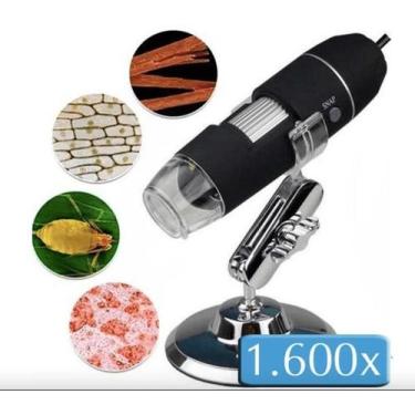 Imagem de Microscópio Profissional Zoom 1600x Cam 2.0 Mp Digital Usb - MONAC
