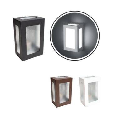 Imagem de Arandela Externa 5 Vidros Muro Parede E27 Ar2015 - IDEALLUME, Preto