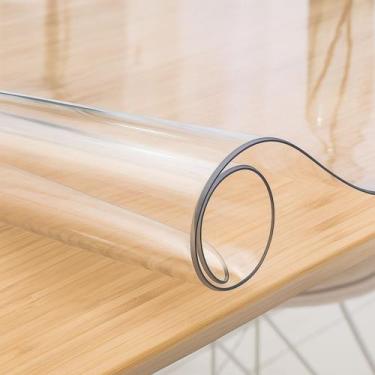 Imagem de Toalha de Mesa Plástico PVC Transparente 2.0m Ultra Grosso - Vários Ta