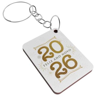 Imagem de Chaveiro Feliz Ano Novo  Lembrancinha Decorativa - R9 Decor, Modelo 4,