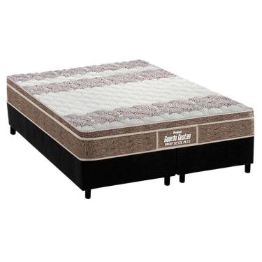 Imagem de Cama Box Queen: Colchão Espuma D33 Probel /Ep Guarda Costas Próintense Plus + Base Black(158X198)