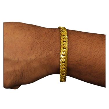 Imagem de Pulseira 8mm Grumet Laminada De Moeda Antiga Gromet Lamenada