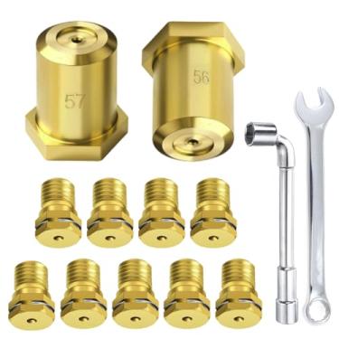 Imagem de Kit de conversão de gás natural para propano GLP da série GRLP5 para Frigidaire Electrolux GLP, vem com instruções de instalação e chave aberta