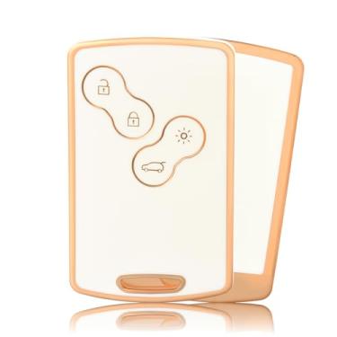 Imagem de Capa para chave de controle remoto de carro compatível com Renault Duster Captur Clio Logan Megane Koleos Scenic Nema Fluence Zoe acessórios (acessório de reposição, não OEM)