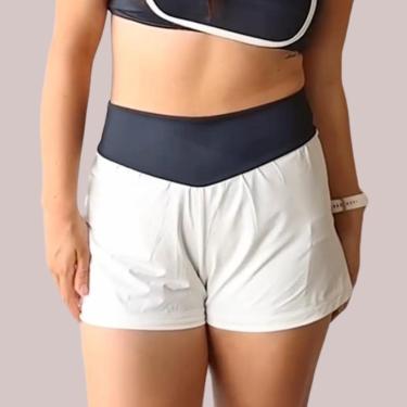 Imagem de Short para Corrida com Short Interno em Poliamida - Flow-Feminino