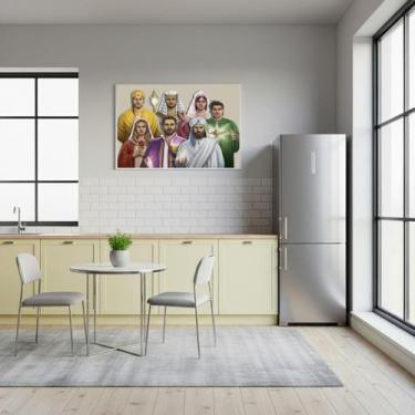 Imagem de Quadro Decorativo Grande Fraternidade Branca - 50X70Cm - Quadros On-Li