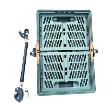 Imagem de Vaveren Cesta de bicicleta para cães multifuncionais removíveis dobráveis ​​Bicicleta guidão de cesto de cesta de cesta de animais de estimação para