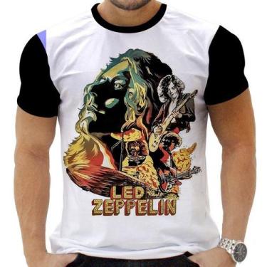 Imagem de Camiseta Camisa Personalizada Rock Clássico Led Zeppelin 27 - Obsidian