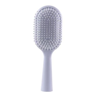 Imagem de Linda escova de cabelo com almofada colorida | Escova de massagem antiestática portátil de alto valor, pente de almofada de ar de coração feminino 30-4