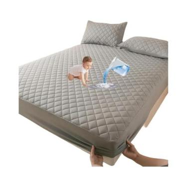 Imagem de Capa De Colchão Macia, Respirável E Impermeável, Antiácaros, Lençol Aj