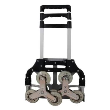 Imagem de Carrinho De Mão para Carga Alumínio Dobrável Subir escadas- Até 75kg + Corda