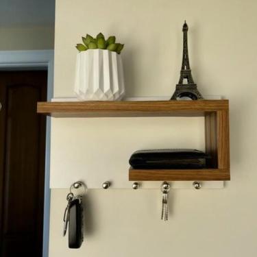 Imagem de Porta chaves em MDF Organizador Decoração para casa - AMBIENTARE