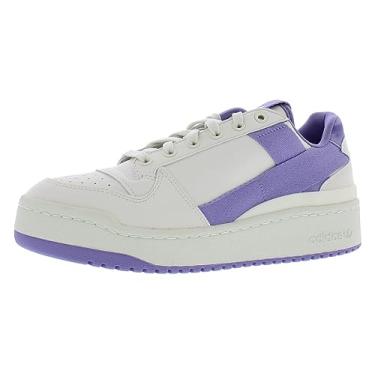 Imagem de adidas Originals Tênis feminino Forum Bold W Parley, branco giz/branco giz/quase rosa, 36 BR