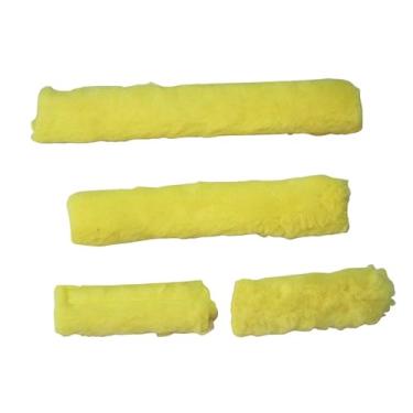 Imagem de RNXRZANK para Cabrestos de Cavalos, Acessórios para Focinheiras de Bridão, Protetores de Treinamento, para Serem Montados, Acessórios Acolchoados Macios, Amarelo