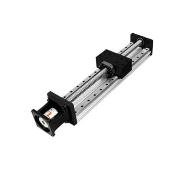 Imagem de S25HH0 Trilho de movimento linear duplo estágio deslizante 100-1000 mm eficaz com parafuso esférico SFU1605/10 e MGR12 trilho MGN12H bloco para eixo CNC XYZ (SFU1620 para motor 57, eficaz 150 mm)