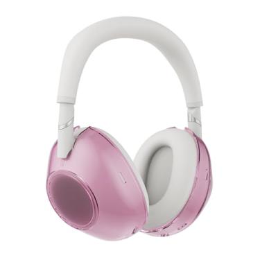 Imagem de Capa para fone de ouvido Sony WH-1000XM6, capa protetora de TPU transparente compatível com Sony WH-1000XM6, capa ultrafina à prova de quedas e à prova de choque (rosa claro)