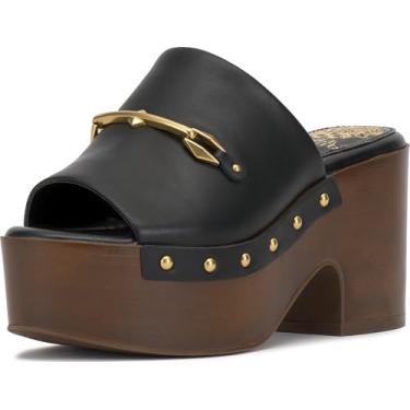 Imagem de Vince Camuto Tamanco plataforma cravejado Efellan, preto, 34