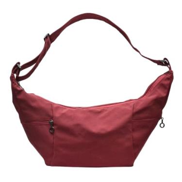 Imagem de Nupouch Calla Everyday Sling, bolsa feminina, sacola, elegante, moderna, moderna, alça ajustável, despojada, repelente de água, Vermelho