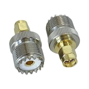 Imagem de Adaptador Coaxial UHF SO239 Para SMA Macho Fêmea PL259 Conector RF De 
