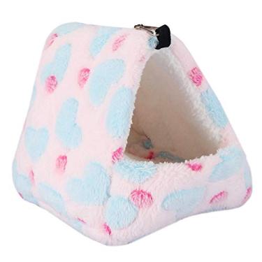 Imagem de Zerodis Rede Aconchegante para Animais de Estimação, Casa de Gaiola para Dormir de Inverno para Hamster, Abrigo de Animais Macio e Quente (14 * 12)