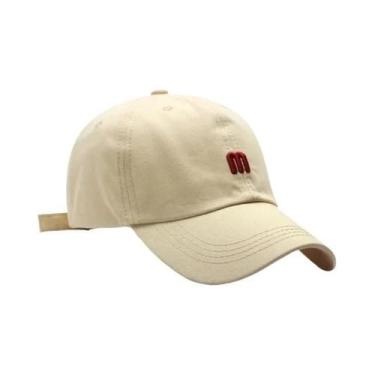 Imagem de Boné De Beisebol Unissex De Algodão Com Letras Bordadas, Snapback, Cha