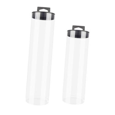 Imagem de Dynwave Organizador para 2 bolas de tênis com tampa, prático e portátil, tubo de armazenamento para pickleball, ideal para esportes ao ar livre.