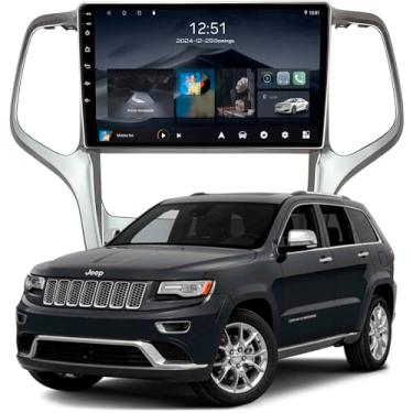 Imagem de Multimídia Adak 9P Grand Cherokee 2010 A 2013 2+64GB Quadcore Carplay Android Auto Gps