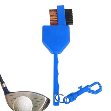 Imagem de Escova De Limpeza De Golfe,De Dupla Face Para Clubes De Golfe | Kit De Manutenção E Limpeza Para Equipamentos,Para Campo De Prática Exterior, Prática, Torneio, Esportes, Ginásio, Quintal E Partida