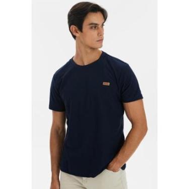 Imagem de Camiseta Masculina Manga Curta Polo Wear Azul Escuro-Masculino