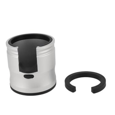 Imagem de TOPINCN Suporte de Portaffiter de café, Estação de Calcamento Universal da Base da Calcadeira da Liga de Alumínio da Altura Ajustável para Máquinas de café Calcamento Preciso (Prata)