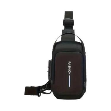 Imagem de Bolsa Sling Masculina Estilosa E Durável Antifurto Para Motocicleta, E