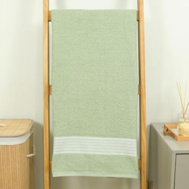 Imagem de Toalha de Banho Avulsa Urbane 1,45m x 75cm – Felpuda Atoalhada 100% Algodão 360g/m² – 1 Peça (Verde)