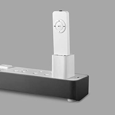 Imagem de aqxreight Leitor de MP3 USB Reprodução de Cartão de Memória Recarregável Leitor de Música Portátil para Viagens Domésticas Formatos USB do Banco Branco de MP3Leitor de MP3USBLeitor de Música