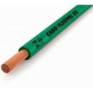Imagem de Cabo Flexível 10mm Verde Sil - 1 Metro - SIL Fios