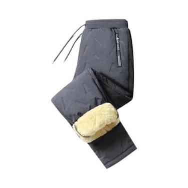 Imagem de Calças Esportivas Femininas De Inverno, Grossas E Quentes, Em Cor Sóli