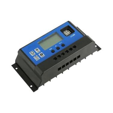Imagem de Controlador De Carga Solar PWM MPPT 12V 24V 10A 20A 30A Carregador De 