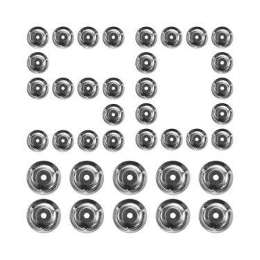 Imagem de 50 Peças De Anéis Duplos Para Pandeiro, Acessórios De Percussão Duráve